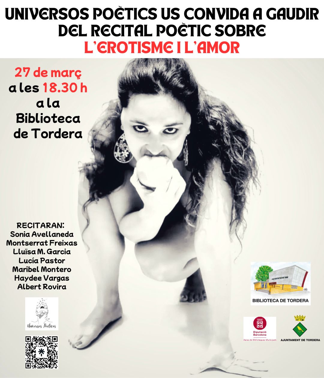 Recital de Poesia d'Erotisme i Amor amb Universos po&egrave;tics