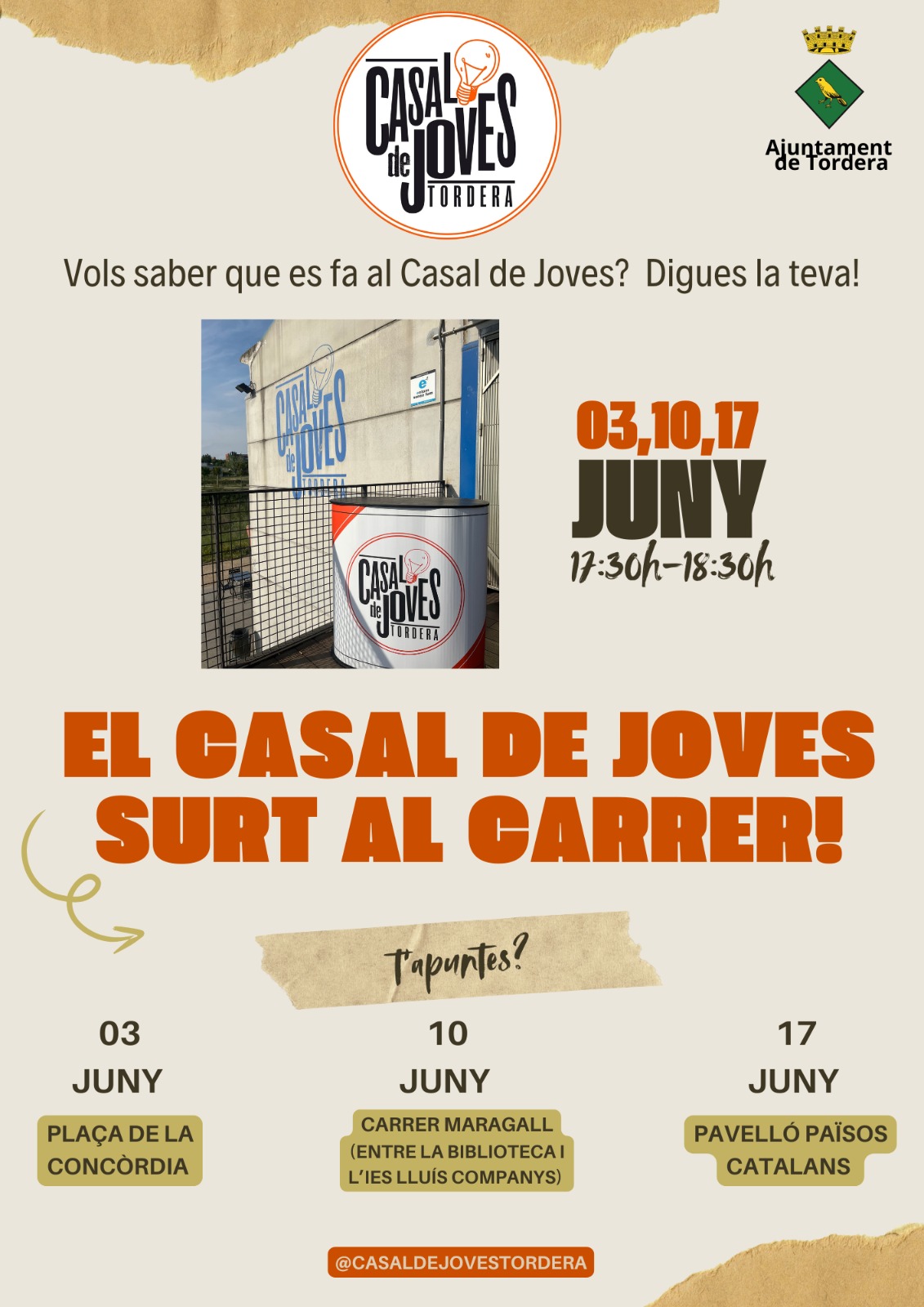 El Casal de Joves surt al carrer!