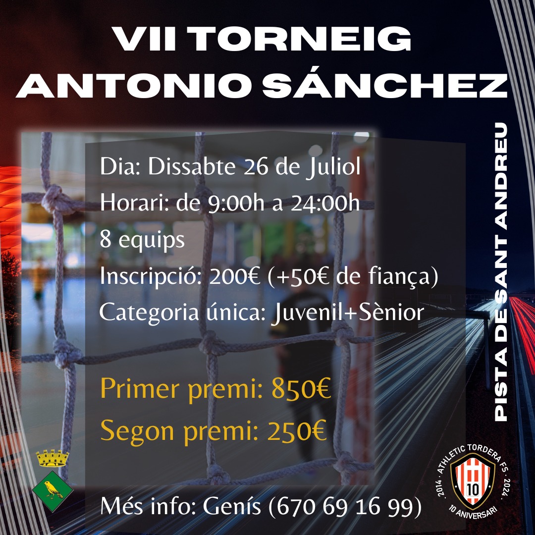 VII Torneig Antonio Sánchez