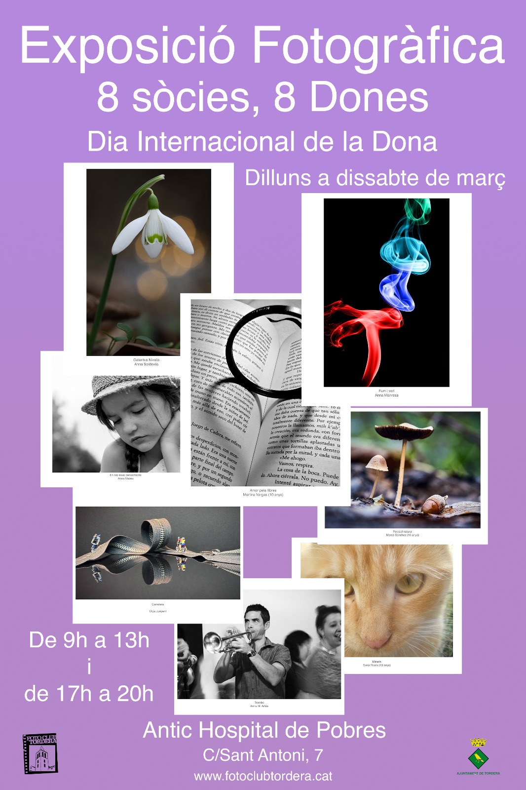 Exposició fotogràfica: 8 sòcies, 8 dones