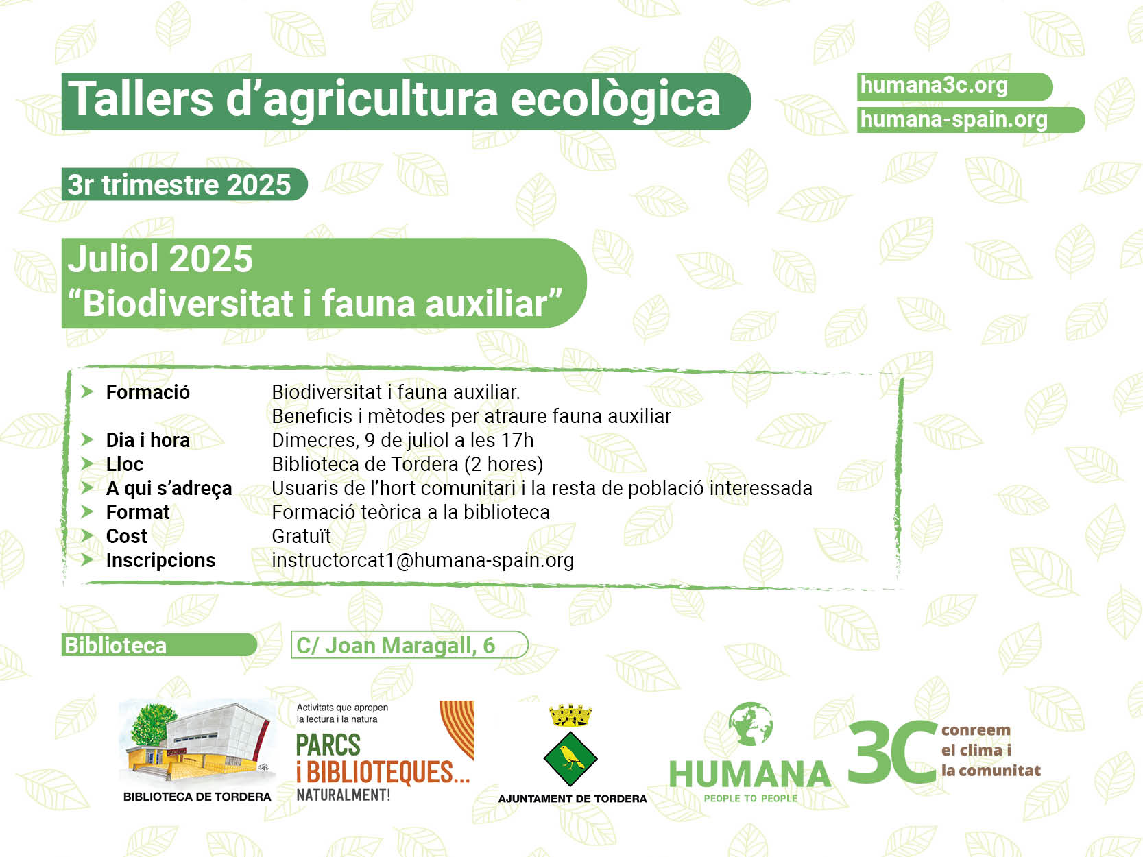 Taller Agricultura Ecològica 
