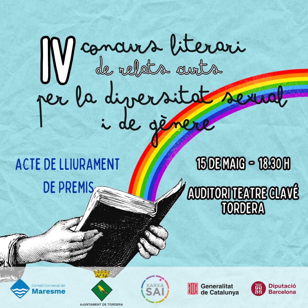 Acte de lliurament de premis IV Concurs literari de relats curts per la diversitat sexual i de gènere