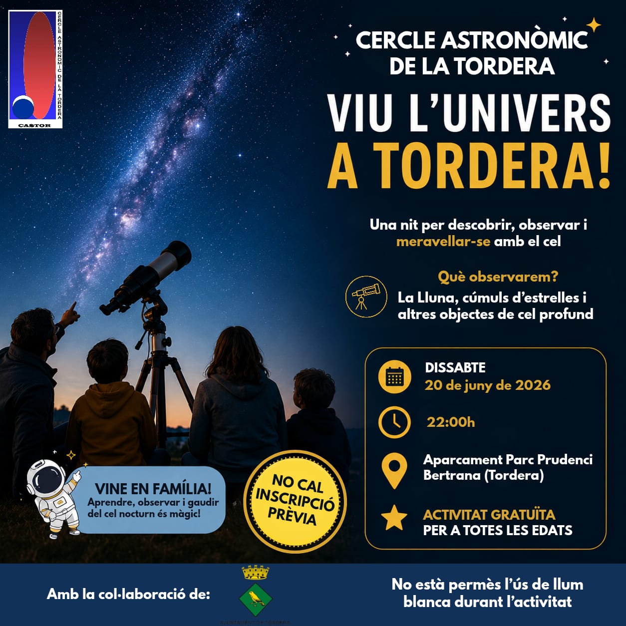 OBSERVACI&Oacute; Cercle Astron&ograve;mic de la Tordera