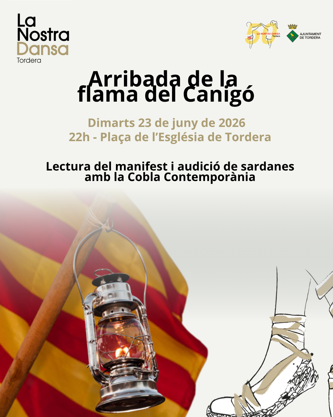 ARRIBADA de la Flama del Canig&oacute;