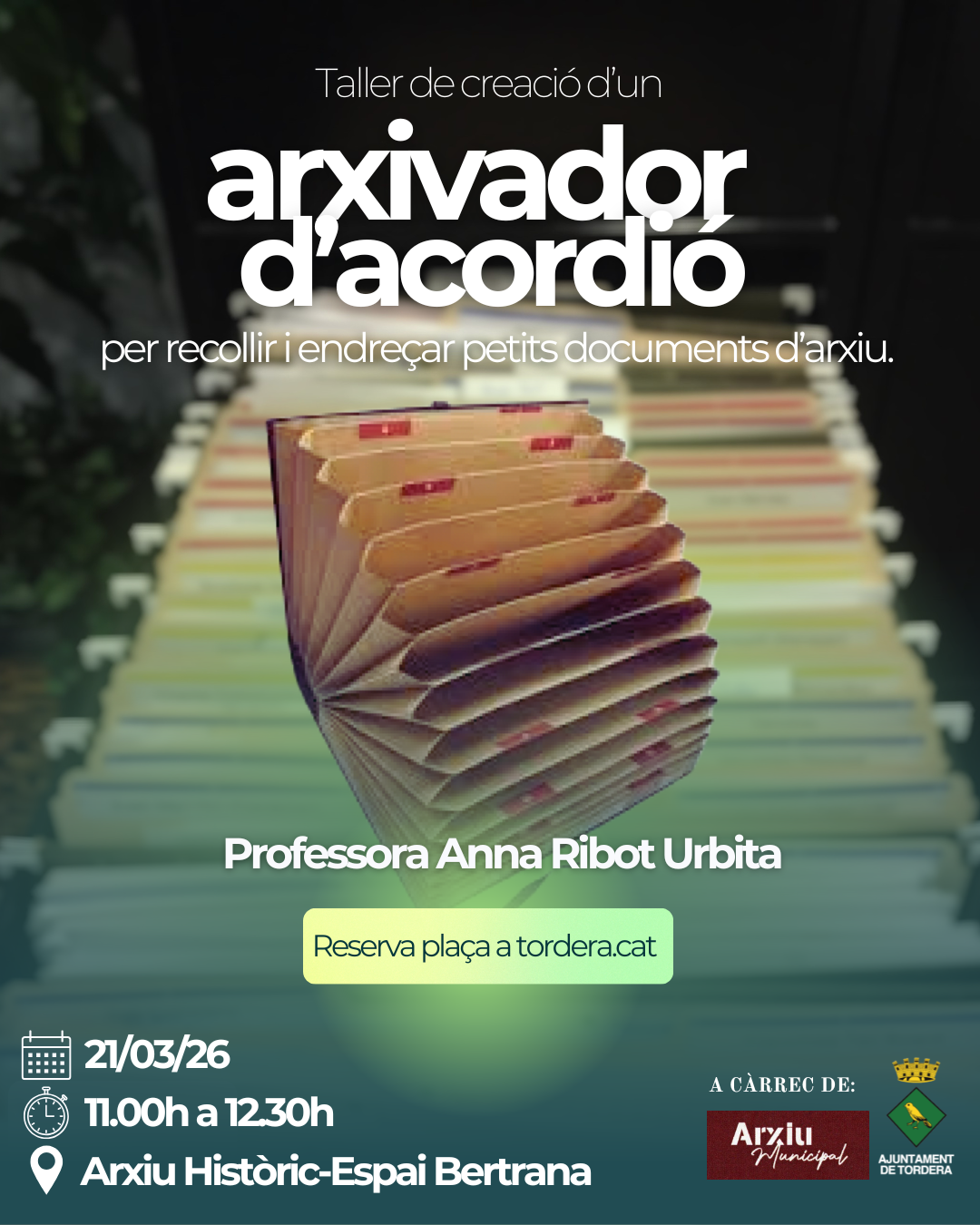 TALLER de creaci&oacute; d'un arxivador d'acordi&oacute;