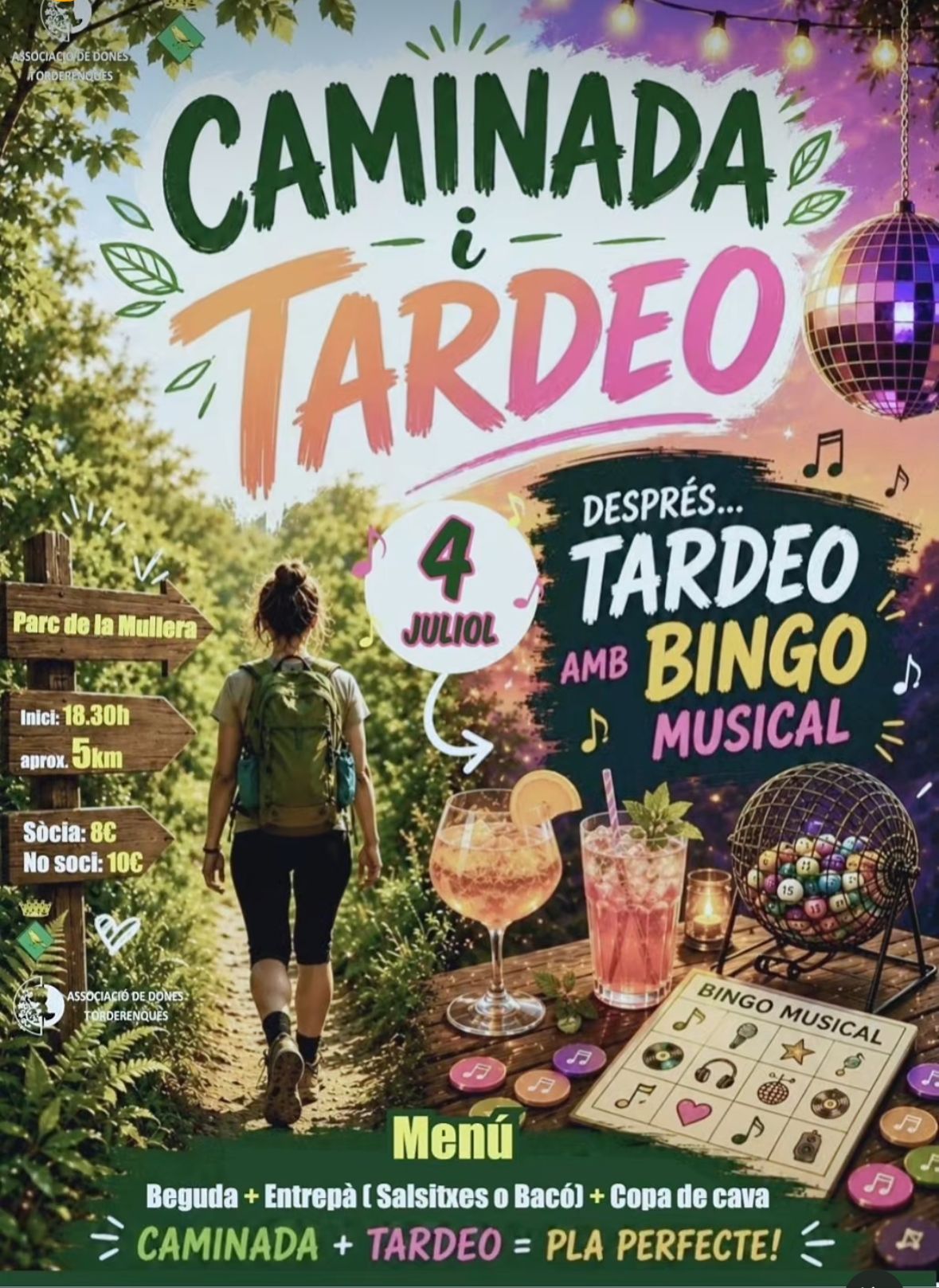 CAMINADA i tardeo amb Associació de dones torderenques