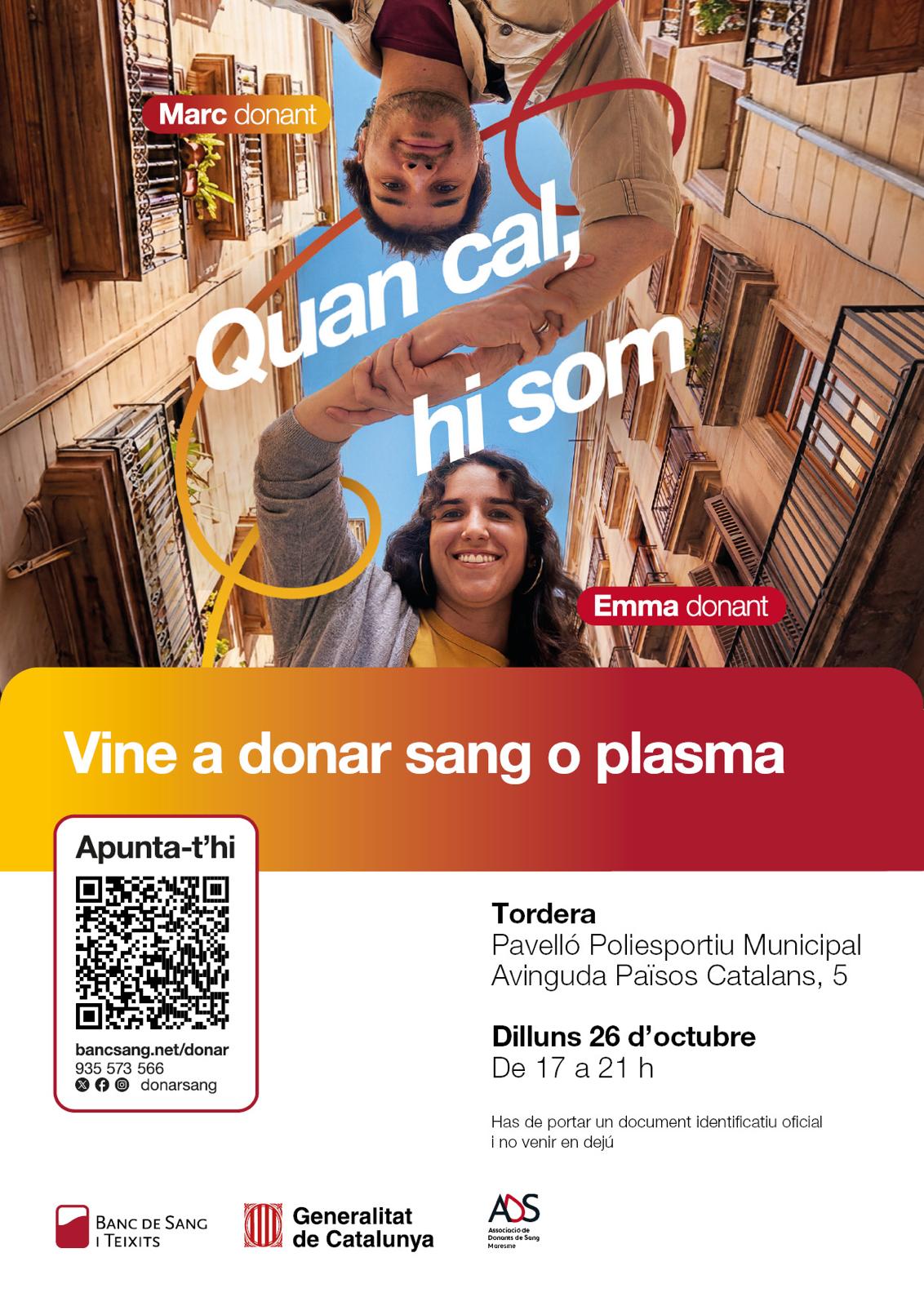 DONACI&Oacute; de Sang