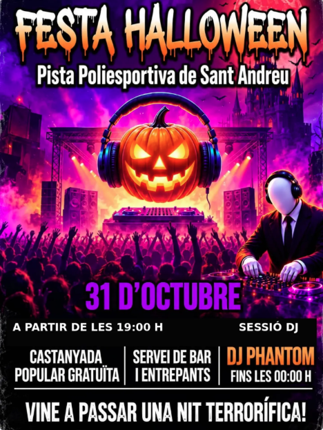 FESTA Halloween AAVV Sant Andreu