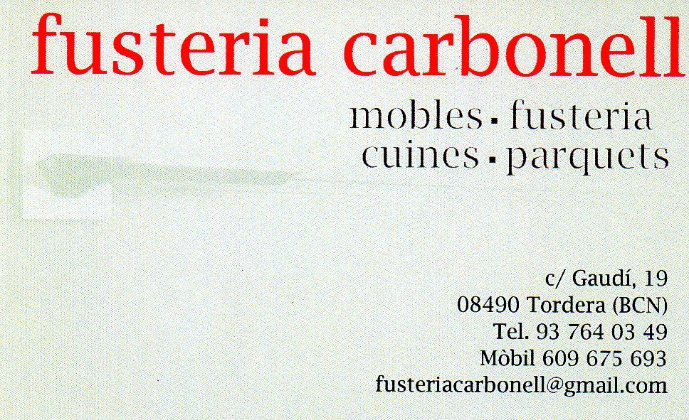 Fusteria Carbonell Fusteria Carbonell