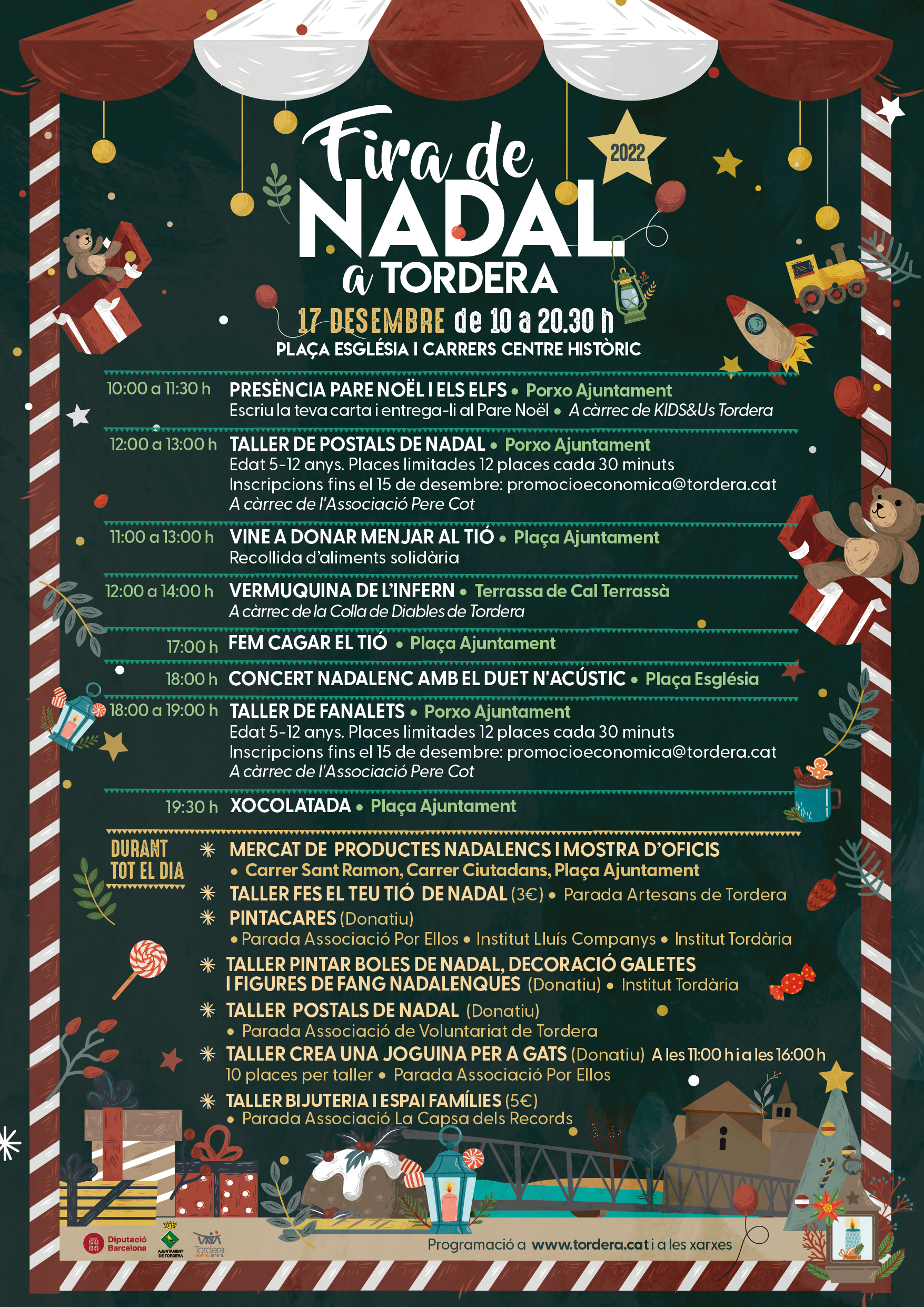 El dissabte 17 de desembre arriba la Fira de Nadal de Tordera 2022 