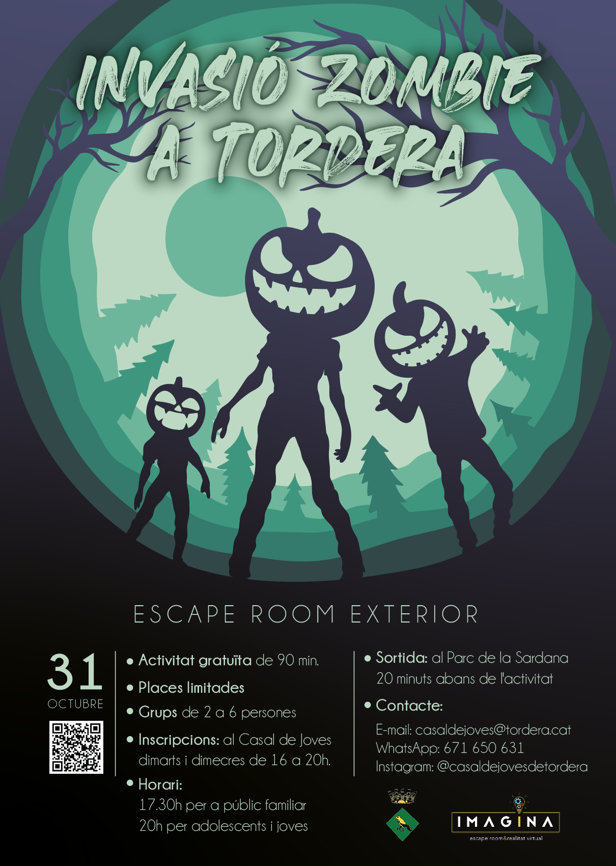 El Casal de Joves organitza per dilluns 31 d'octubre una invasió zombie a Tordera 