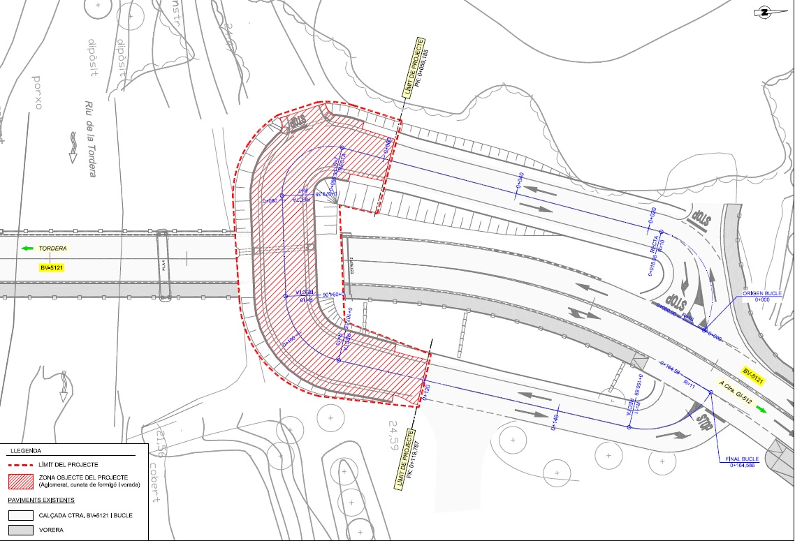 Finalitzades les obres de remodelació del vial d'enllaç al Camp Municipal d'Esports