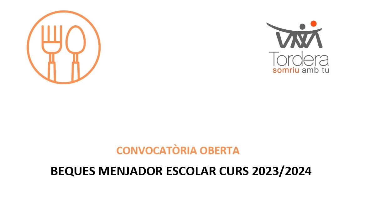 Oberta la convocatòria per sol·licitar beques de menjador escolar per al curs 2023-24