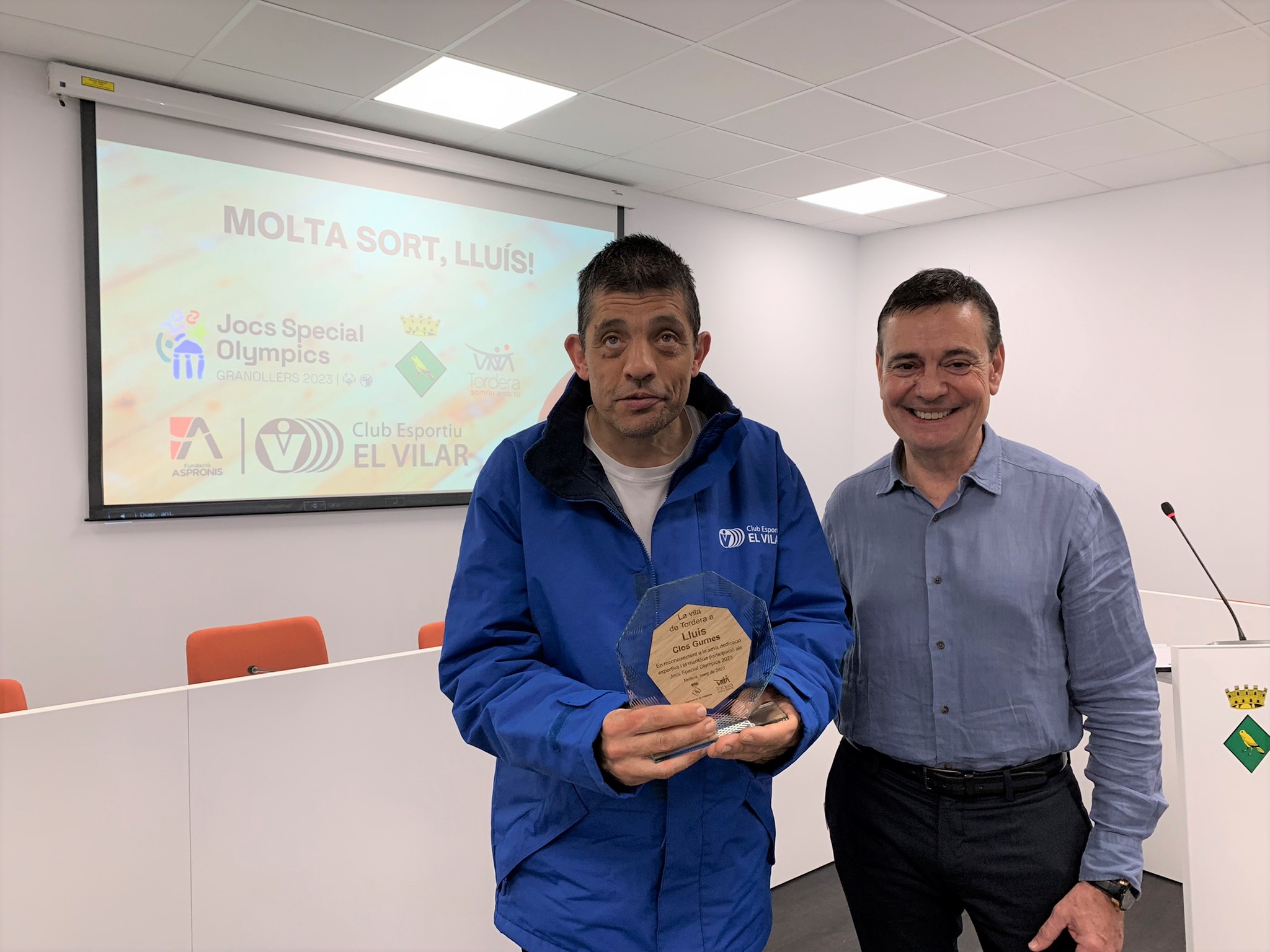 L'esportista torderenc Lluís Clos participarà als Special Olympics