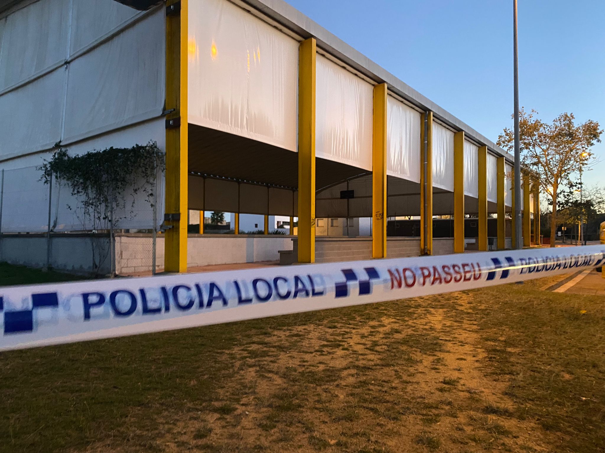 L'episodi de fort vent deixa inutilitzable temporalment la pista coberta de Sant Andreu