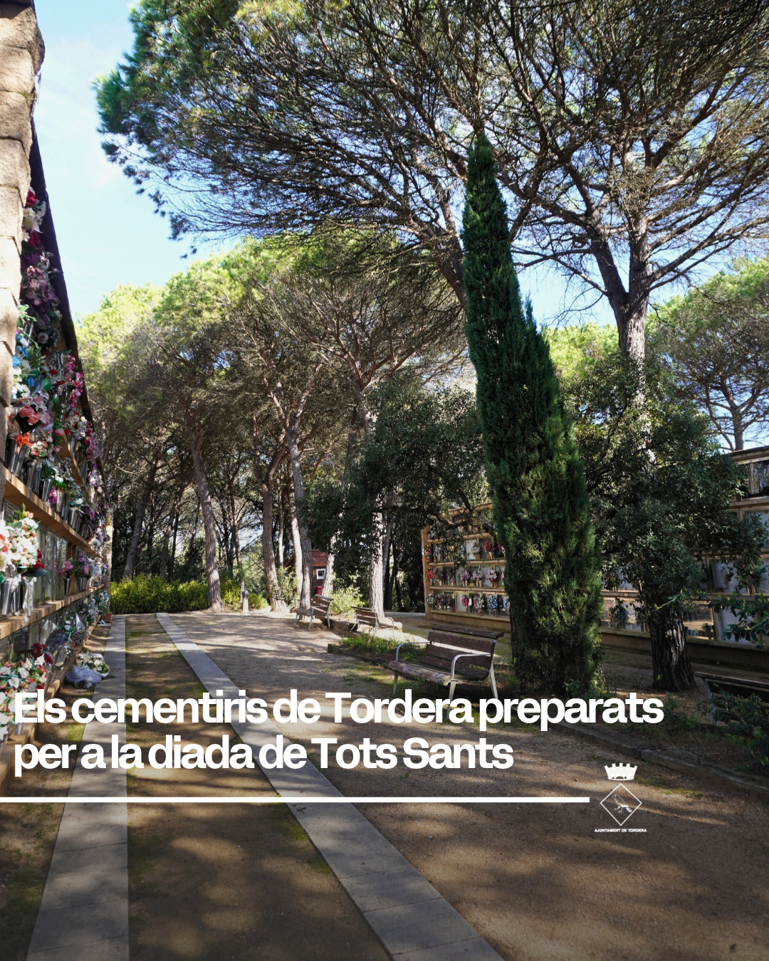 Els cementiris de Tordera preparats per a la diada de Tots Sants