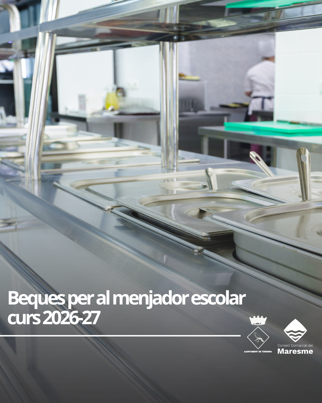 Sol&middot;licituds de beques per al menjador escolar del curs 2026-27