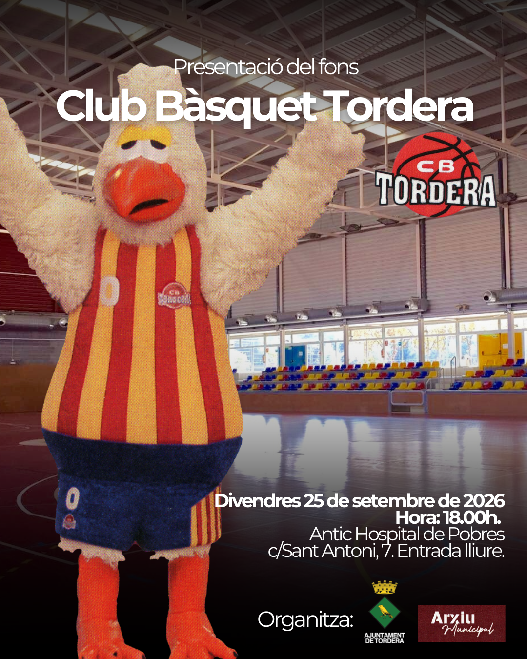 Presentaci&oacute; del fons Club B&agrave;squet Tordera