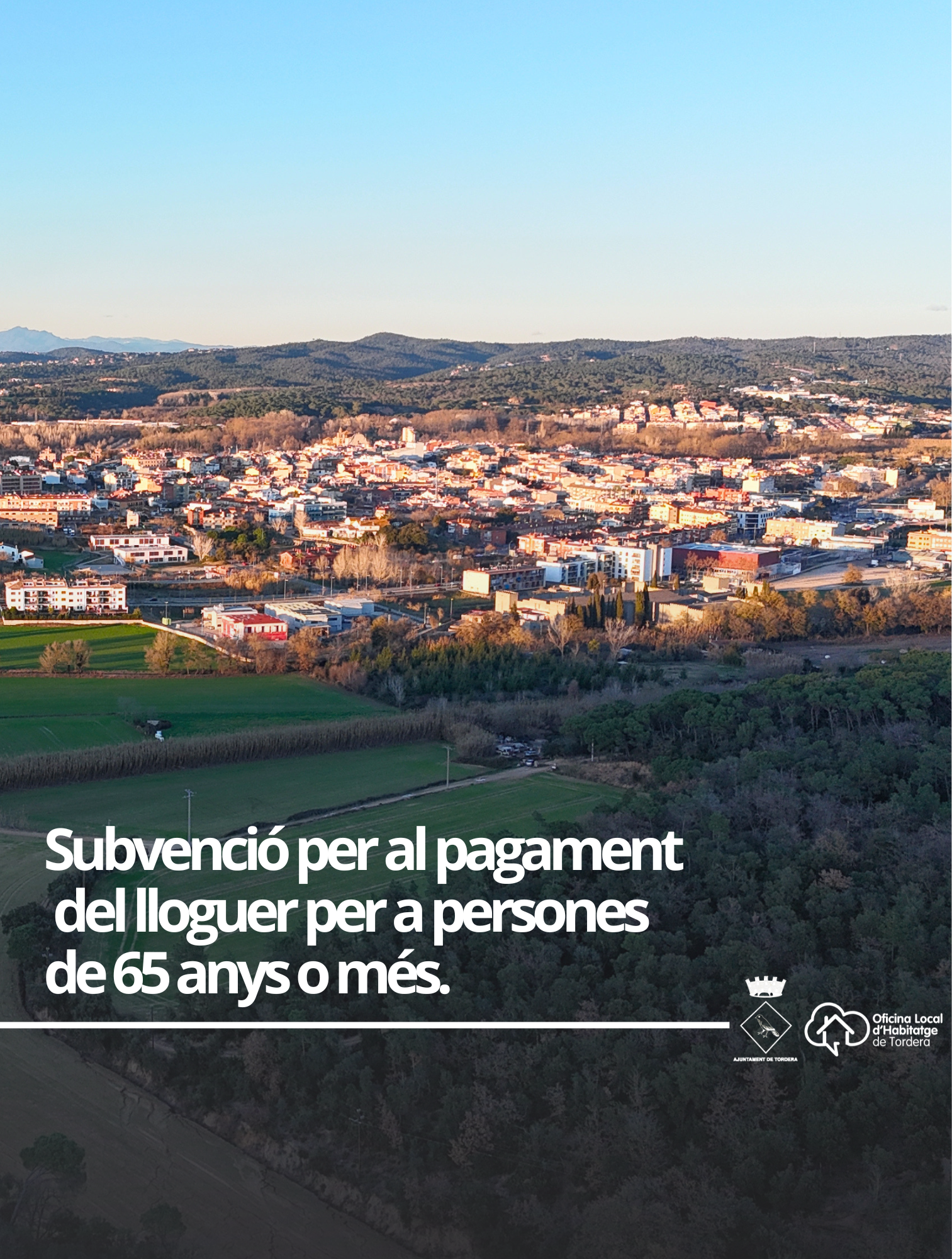 Oberta la convocat&ograve;ria per sol&middot;licitar les subvencions per al pagament del lloguer per a l'any 2026 per a persones de 65 anys o m&eacute;s