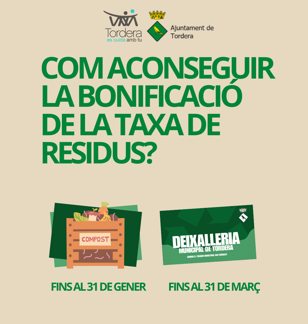 Com pots reduir la taxa fiscal de les escombraries?